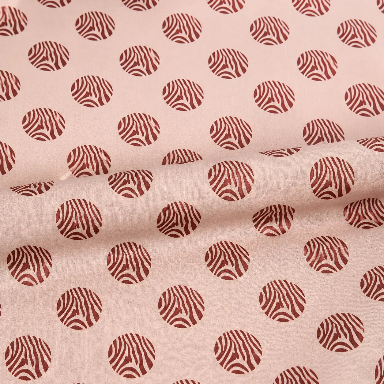 Rosewood Zebra Dots